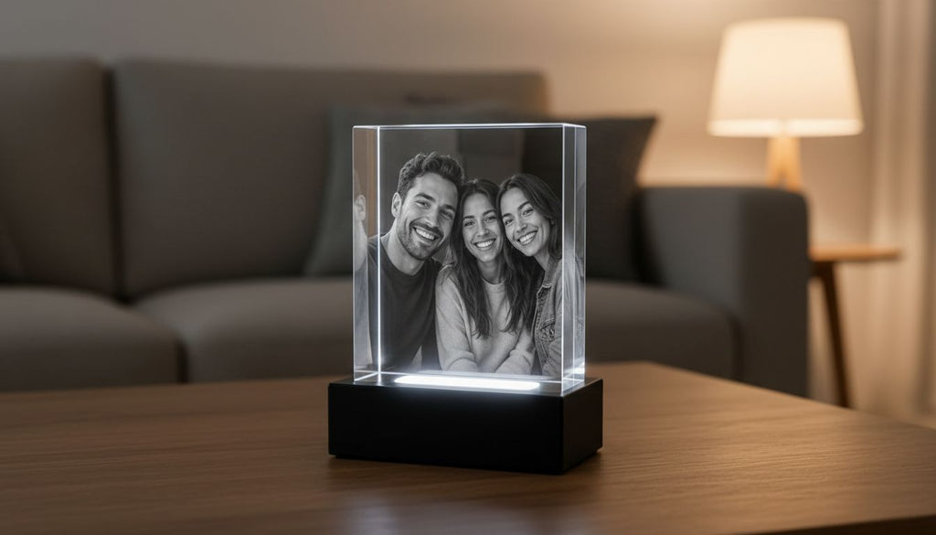 3D Crystal Photo Block Guide: Laser-Engraved K9 Crystal Keepsakes