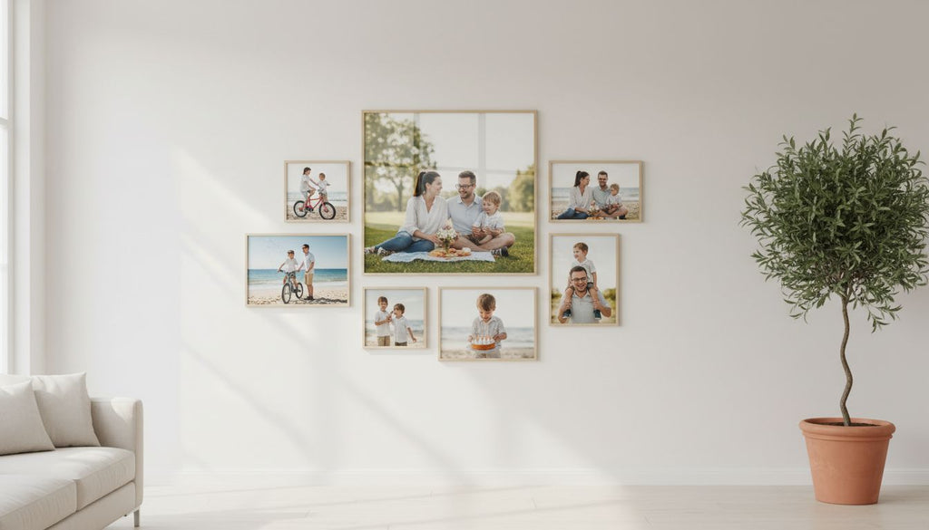 Gallery Wall with Photo Prints