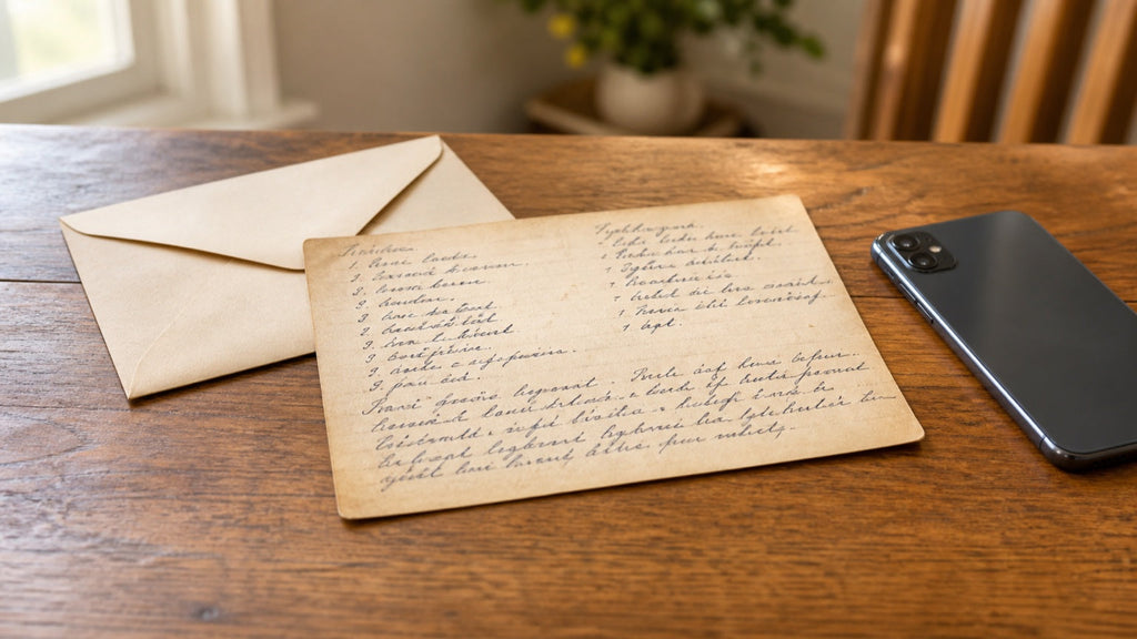 Recipe and Handwriting Puzzles: Keeping the Writing Readable