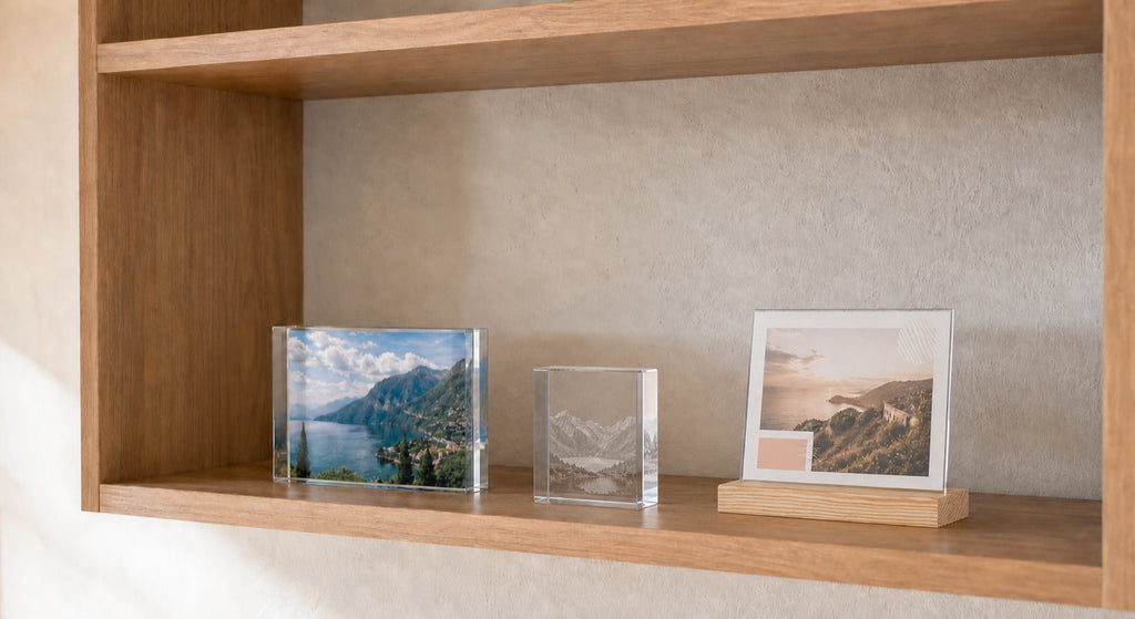 How to Display Photos and Keepsakes on Shelves