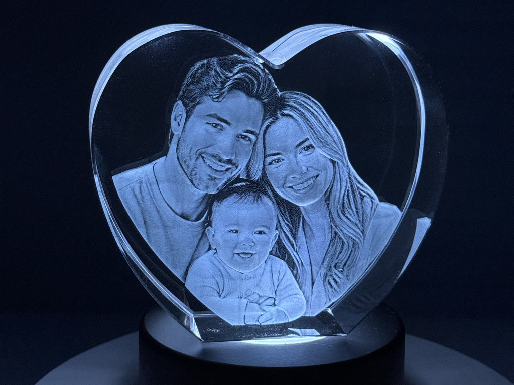 New Baby 3D Crystal Photo Gift: A Keepsake From the First Weeks