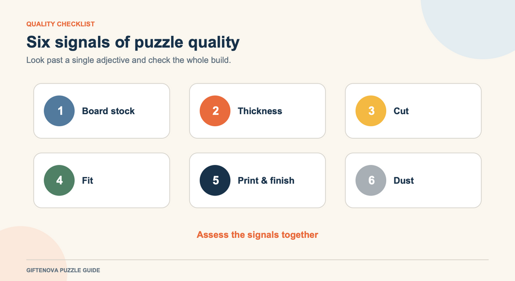 How to Tell a Quality Jigsaw Puzzle