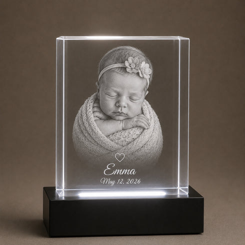 3D Crystal Photo Block