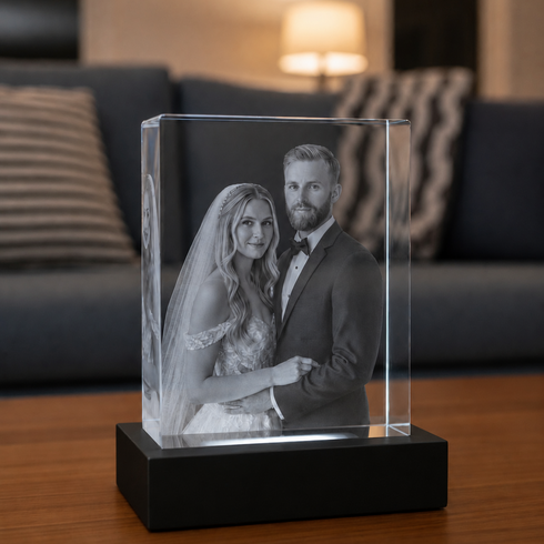 3D Crystal Photo Block