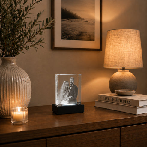 3D Crystal Photo Block