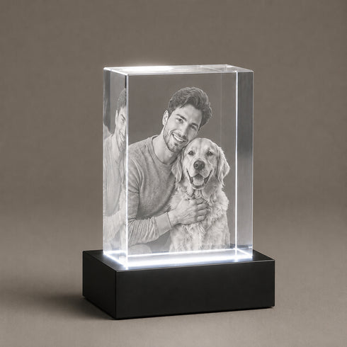 3D Crystal Photo Block