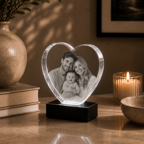 3D Crystal Photo Block