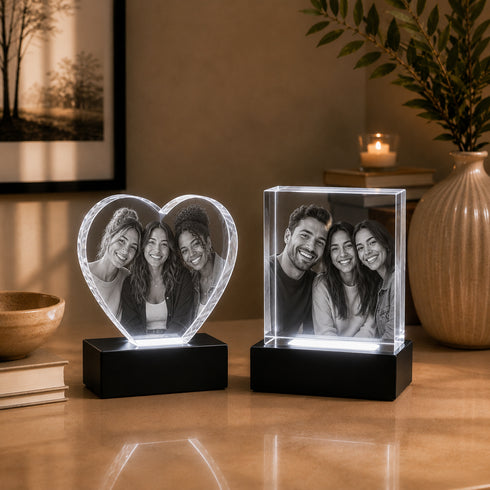 3D Crystal Photo Block