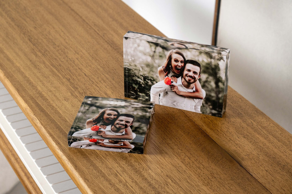 Personalized Gift Store Home Page Acrylic Block Header