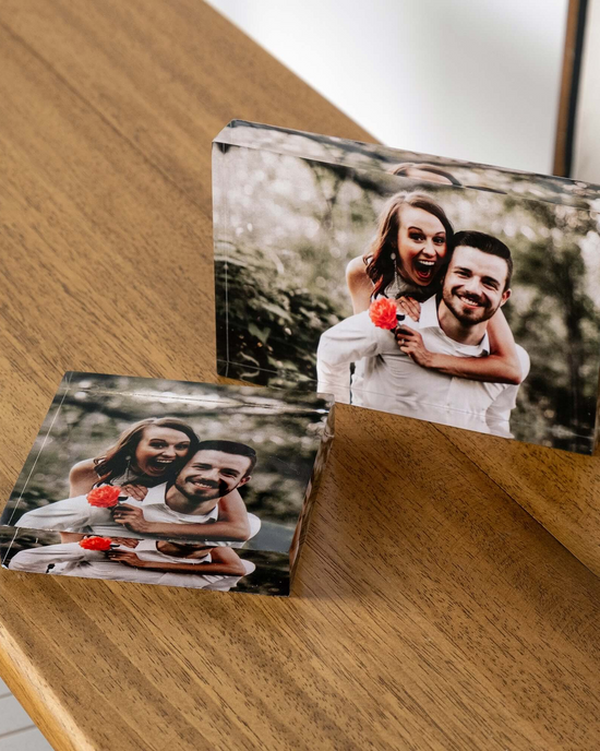 Personalized Gift Store Home Page Acrylic Block Mobile Header