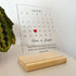 Calendar Anniversary Acrylic Plaque