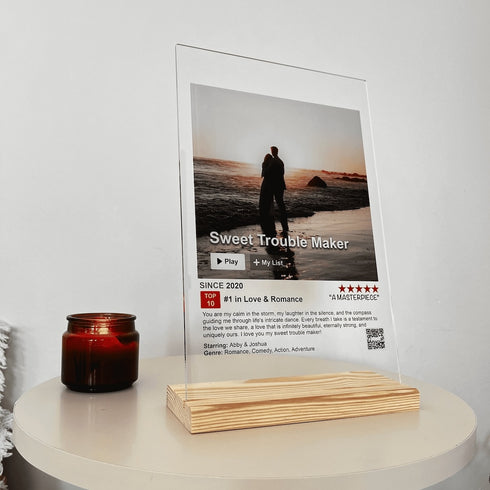 Movie Poster Acrylic Plaque