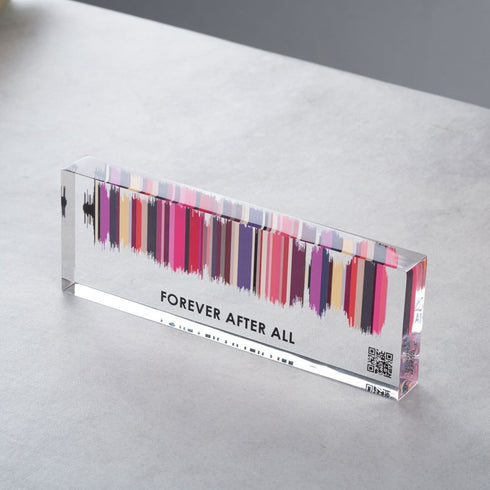 Sound Wave Art Acrylic Block - Personalized Voice Recording Gift