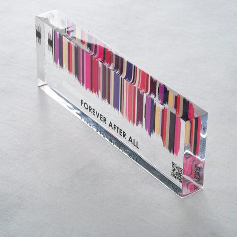 Sound Wave Art Acrylic Block - Personalized Voice Recording Gift
