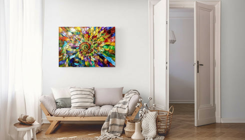 Glass Mosaic Wall Art Durable Glass Panel Glass Printing Decor Tempered Glass Art Gift Glass Wall Decor Large Wall Art Stepmom Gift